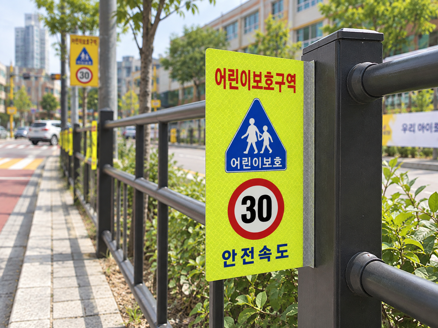 시설 구역 동선 표시 분류 미디어